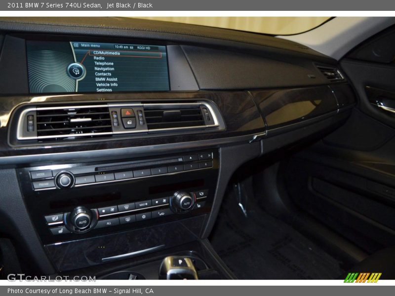 Jet Black / Black 2011 BMW 7 Series 740Li Sedan