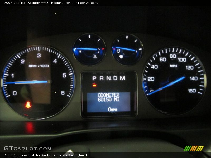 Radiant Bronze / Ebony/Ebony 2007 Cadillac Escalade AWD