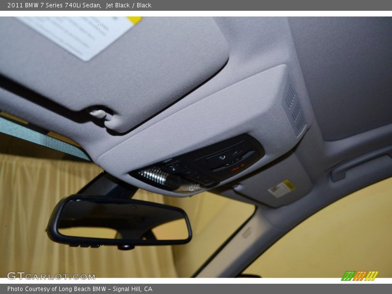 Jet Black / Black 2011 BMW 7 Series 740Li Sedan