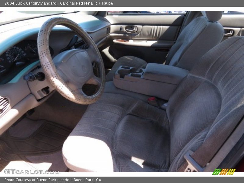 Cardinal Red Metallic / Taupe 2004 Buick Century Standard