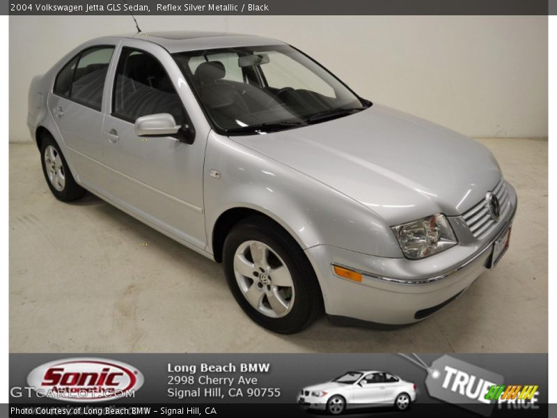 Reflex Silver Metallic / Black 2004 Volkswagen Jetta GLS Sedan
