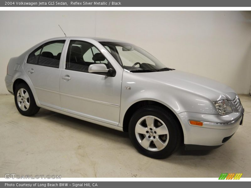 Reflex Silver Metallic / Black 2004 Volkswagen Jetta GLS Sedan