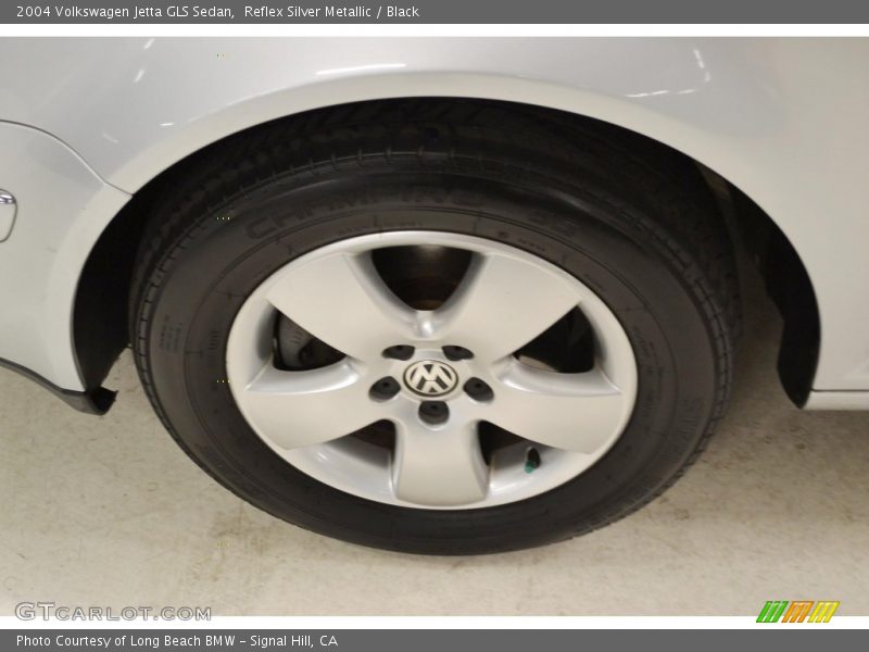 Reflex Silver Metallic / Black 2004 Volkswagen Jetta GLS Sedan