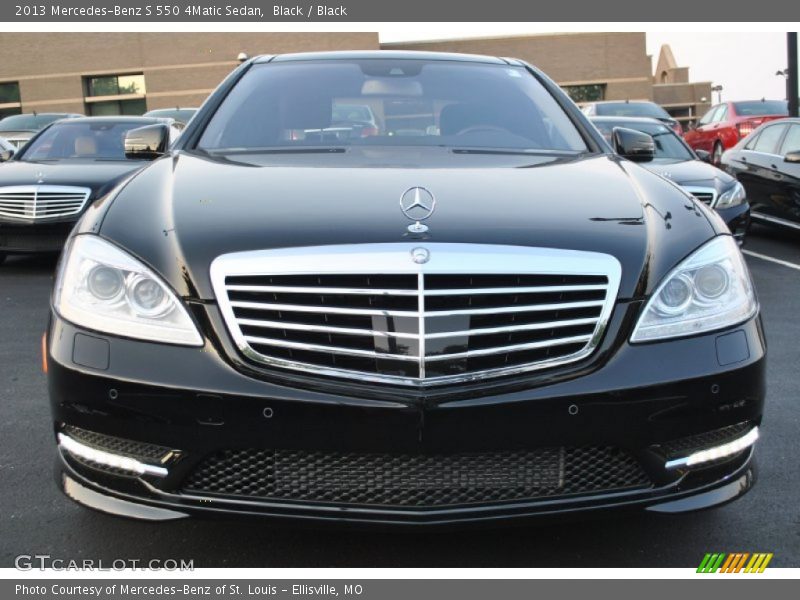 Black / Black 2013 Mercedes-Benz S 550 4Matic Sedan