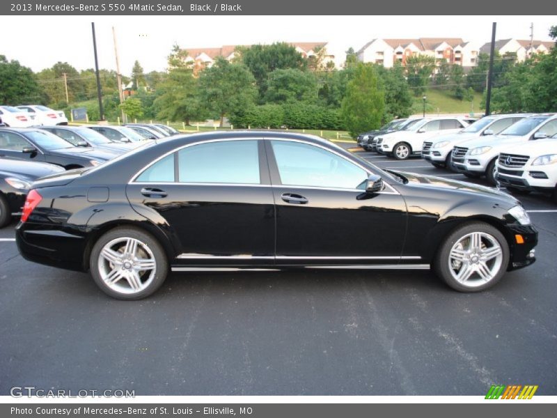 Black / Black 2013 Mercedes-Benz S 550 4Matic Sedan