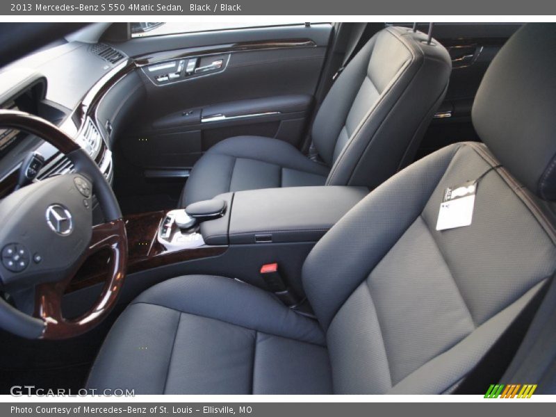 Black / Black 2013 Mercedes-Benz S 550 4Matic Sedan