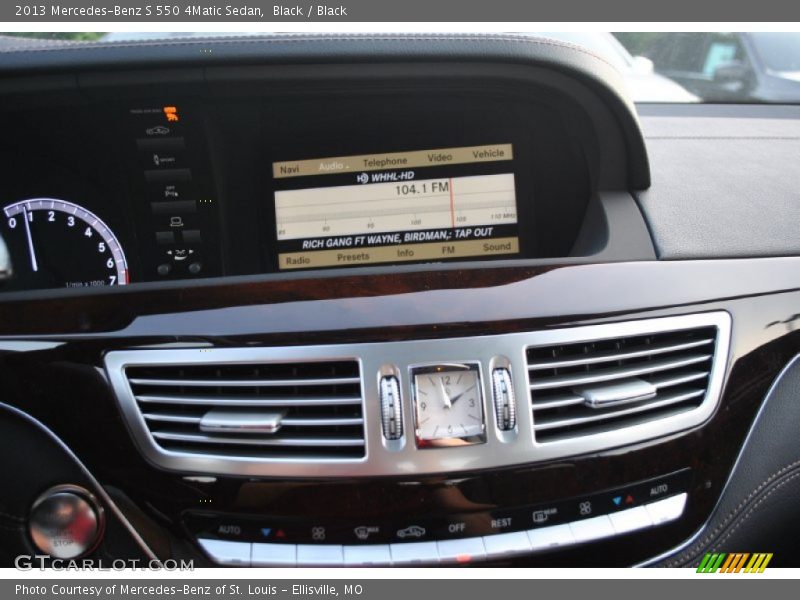 Black / Black 2013 Mercedes-Benz S 550 4Matic Sedan