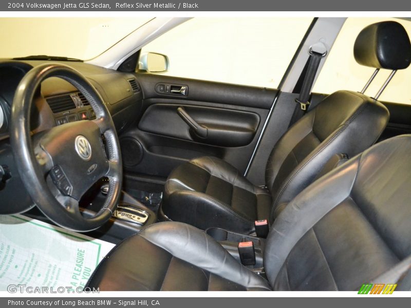 Reflex Silver Metallic / Black 2004 Volkswagen Jetta GLS Sedan