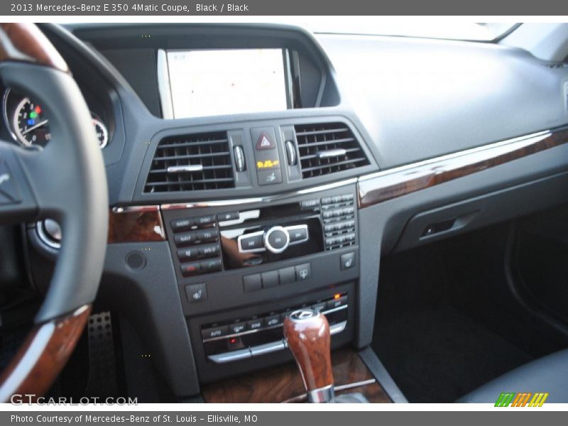 Black / Black 2013 Mercedes-Benz E 350 4Matic Coupe