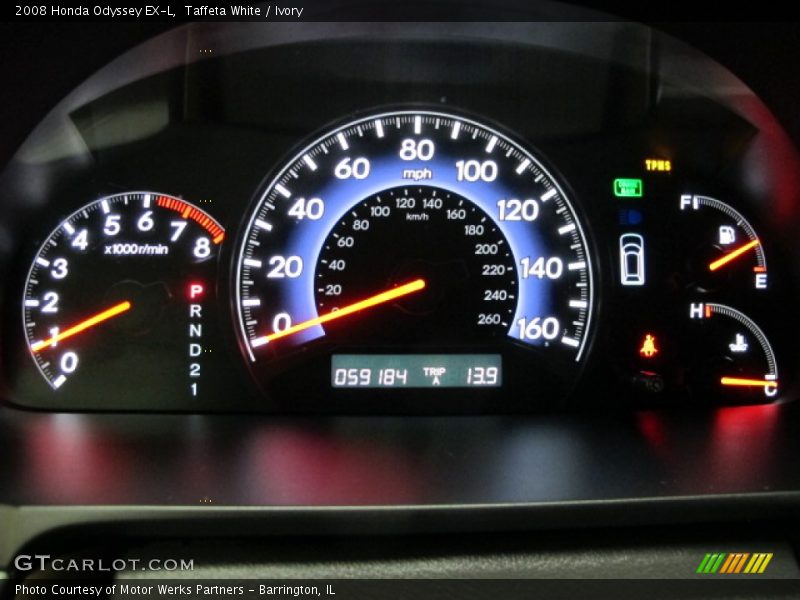 Taffeta White / Ivory 2008 Honda Odyssey EX-L