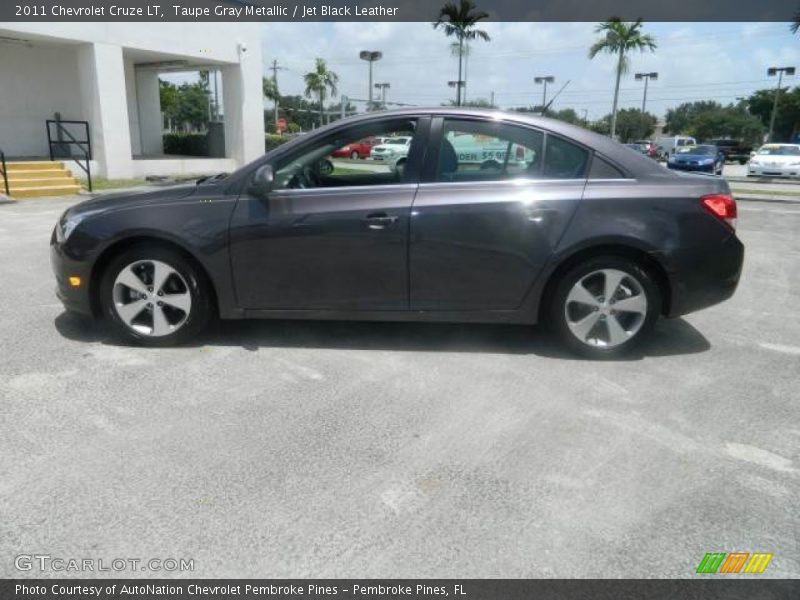 Taupe Gray Metallic / Jet Black Leather 2011 Chevrolet Cruze LT