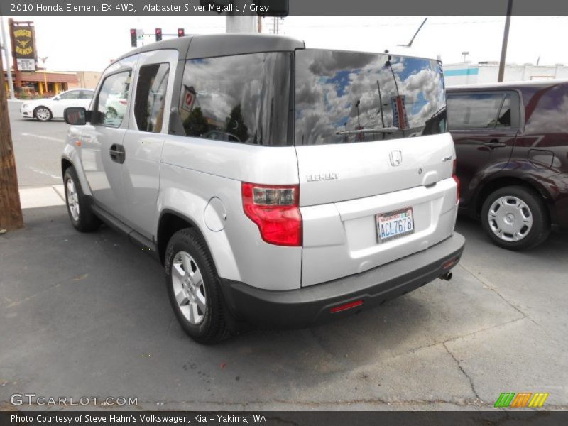 Alabaster Silver Metallic / Gray 2010 Honda Element EX 4WD