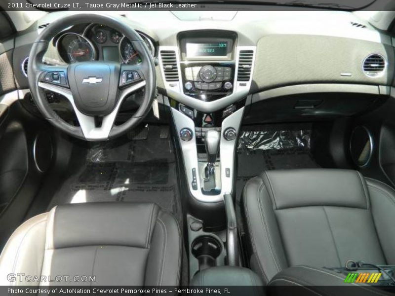 Taupe Gray Metallic / Jet Black Leather 2011 Chevrolet Cruze LT