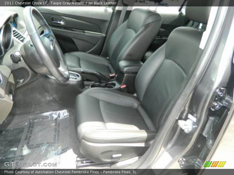 Taupe Gray Metallic / Jet Black Leather 2011 Chevrolet Cruze LT