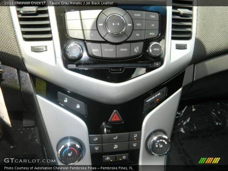 Taupe Gray Metallic / Jet Black Leather 2011 Chevrolet Cruze LT