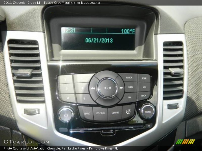 Taupe Gray Metallic / Jet Black Leather 2011 Chevrolet Cruze LT
