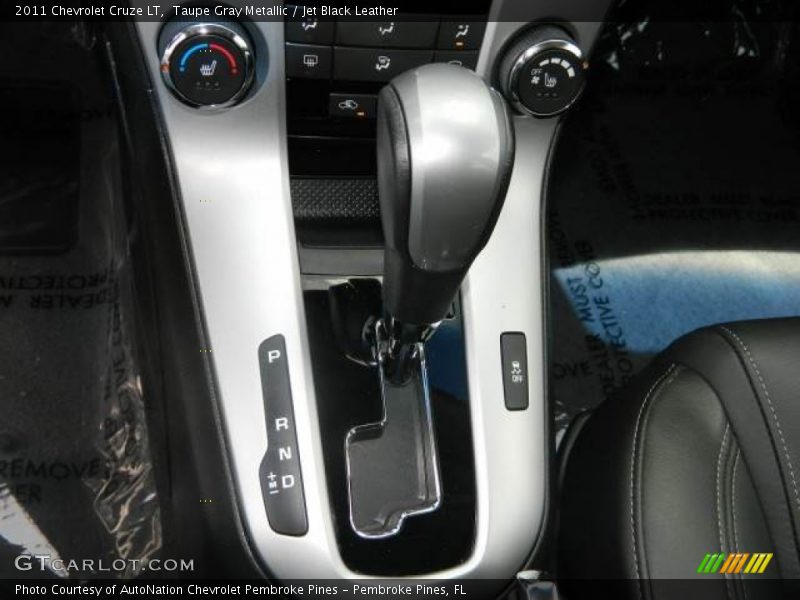 Taupe Gray Metallic / Jet Black Leather 2011 Chevrolet Cruze LT