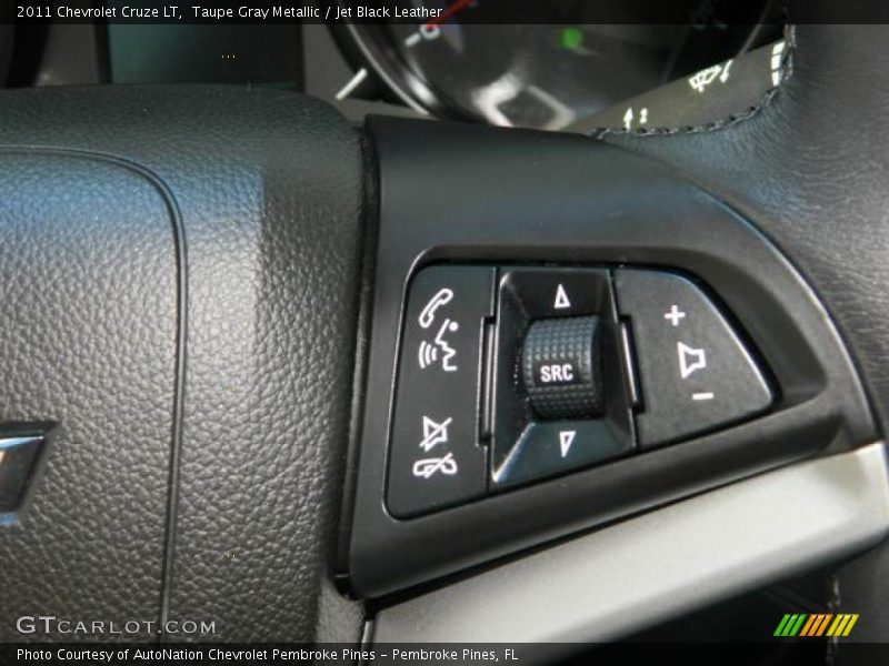Taupe Gray Metallic / Jet Black Leather 2011 Chevrolet Cruze LT