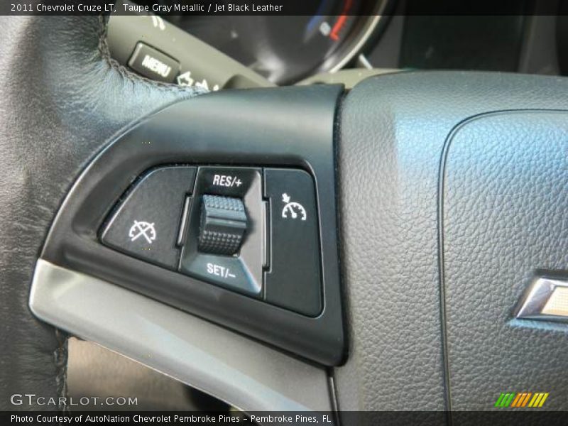 Taupe Gray Metallic / Jet Black Leather 2011 Chevrolet Cruze LT