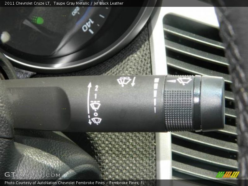 Taupe Gray Metallic / Jet Black Leather 2011 Chevrolet Cruze LT