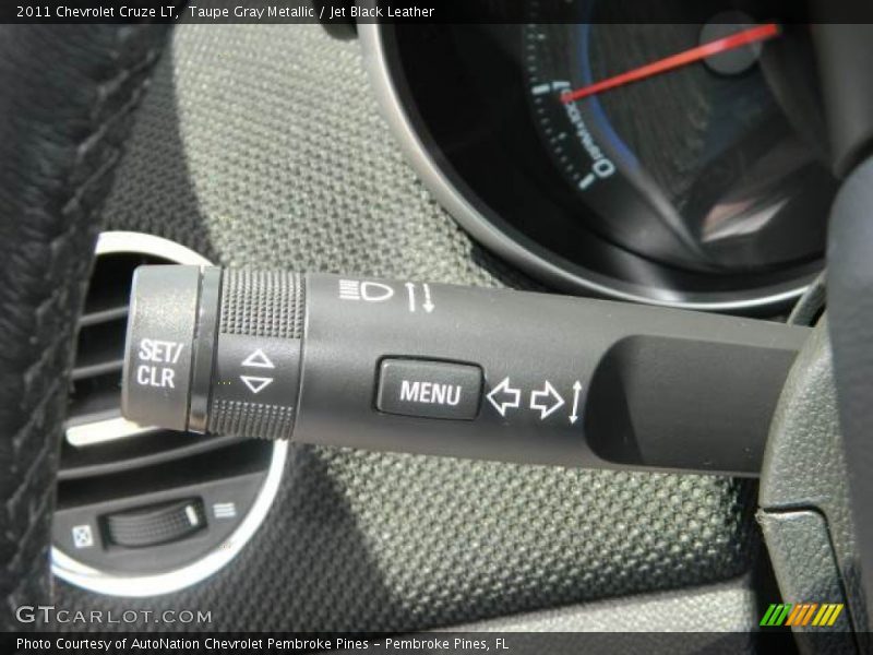 Taupe Gray Metallic / Jet Black Leather 2011 Chevrolet Cruze LT