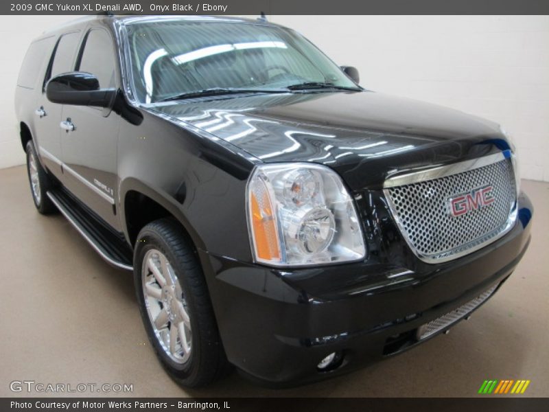 Onyx Black / Ebony 2009 GMC Yukon XL Denali AWD
