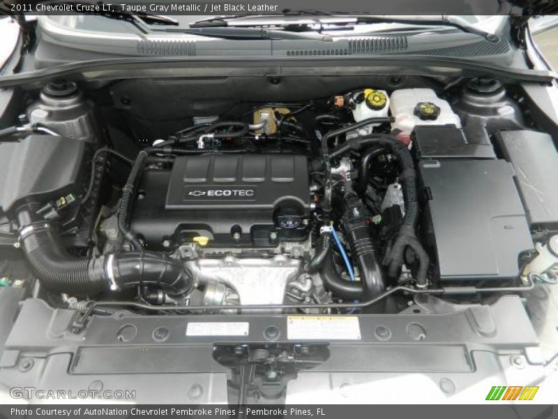 Taupe Gray Metallic / Jet Black Leather 2011 Chevrolet Cruze LT