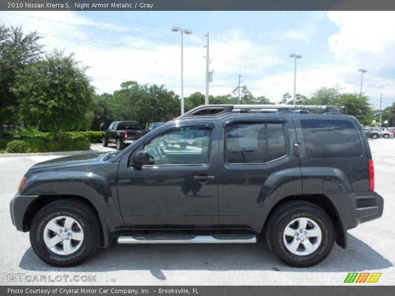 Night Armor Metallic / Gray 2010 Nissan Xterra S