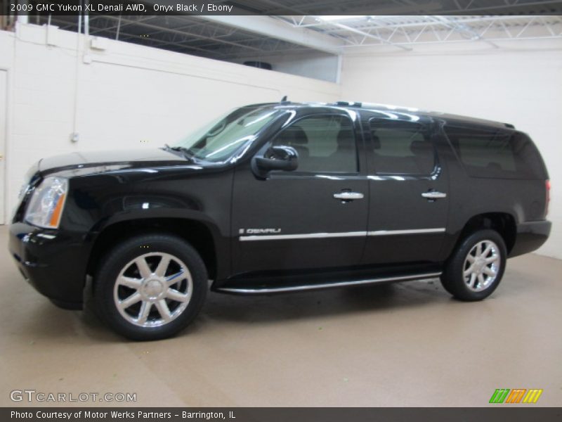 Onyx Black / Ebony 2009 GMC Yukon XL Denali AWD