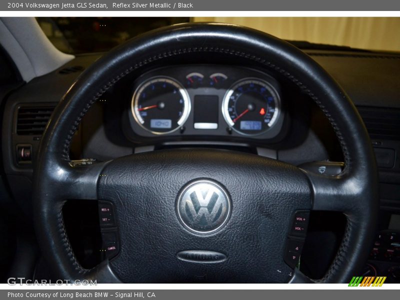 Reflex Silver Metallic / Black 2004 Volkswagen Jetta GLS Sedan