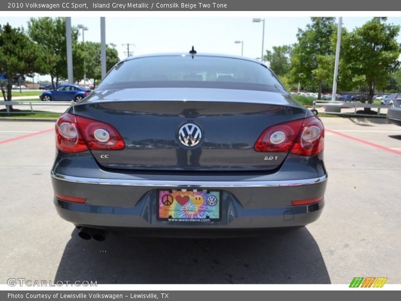 Island Grey Metallic / Cornsilk Beige Two Tone 2010 Volkswagen CC Sport