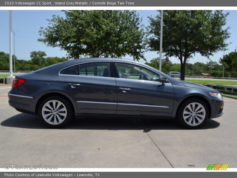 Island Grey Metallic / Cornsilk Beige Two Tone 2010 Volkswagen CC Sport