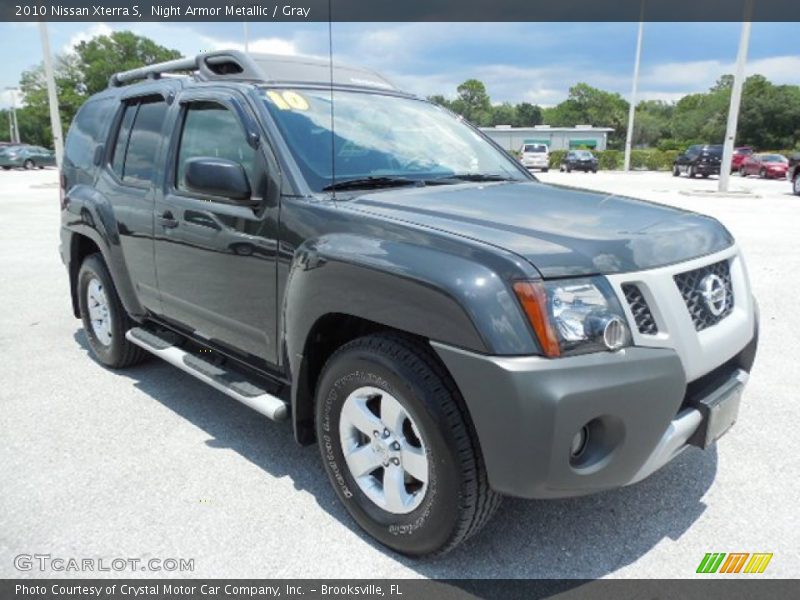 Night Armor Metallic / Gray 2010 Nissan Xterra S