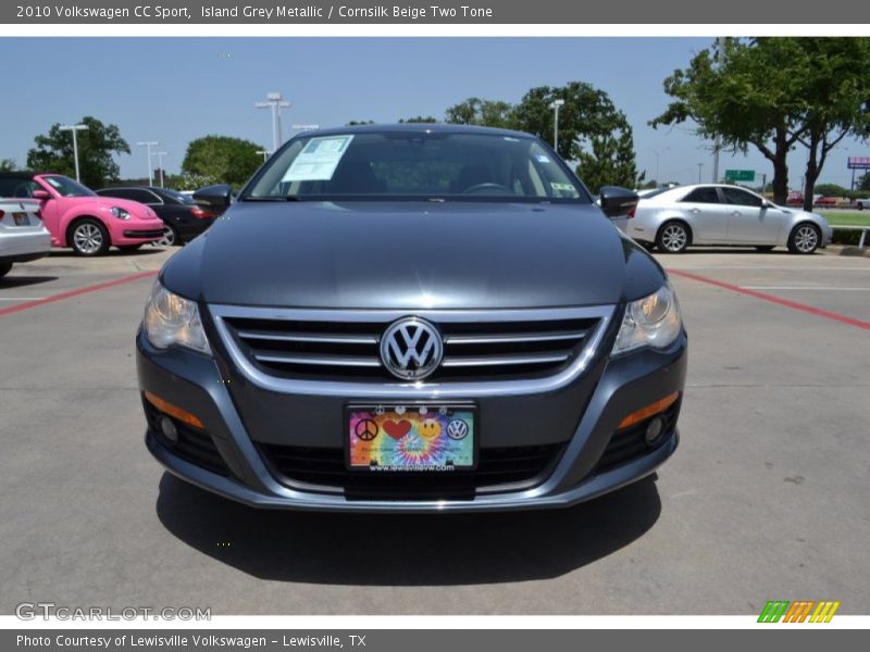 Island Grey Metallic / Cornsilk Beige Two Tone 2010 Volkswagen CC Sport