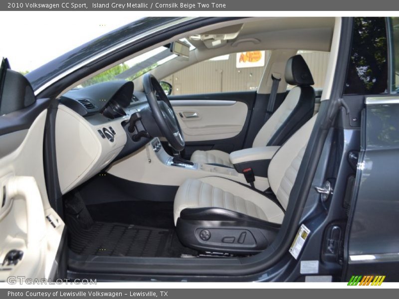 Island Grey Metallic / Cornsilk Beige Two Tone 2010 Volkswagen CC Sport
