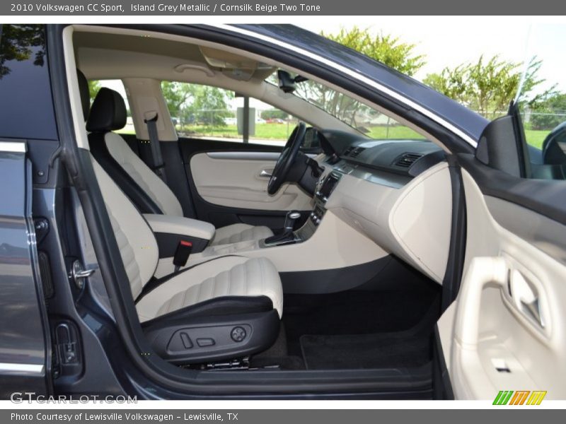 Island Grey Metallic / Cornsilk Beige Two Tone 2010 Volkswagen CC Sport