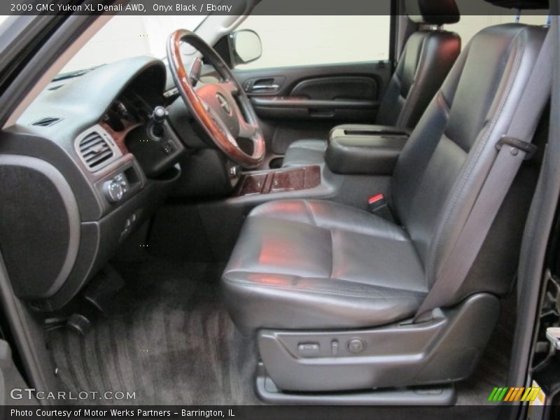 Onyx Black / Ebony 2009 GMC Yukon XL Denali AWD