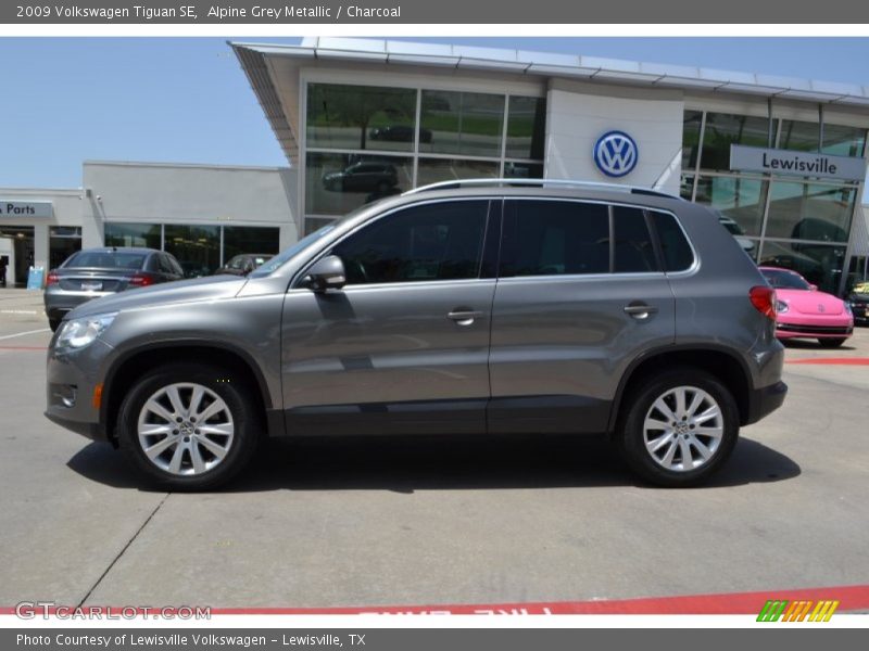 Alpine Grey Metallic / Charcoal 2009 Volkswagen Tiguan SE