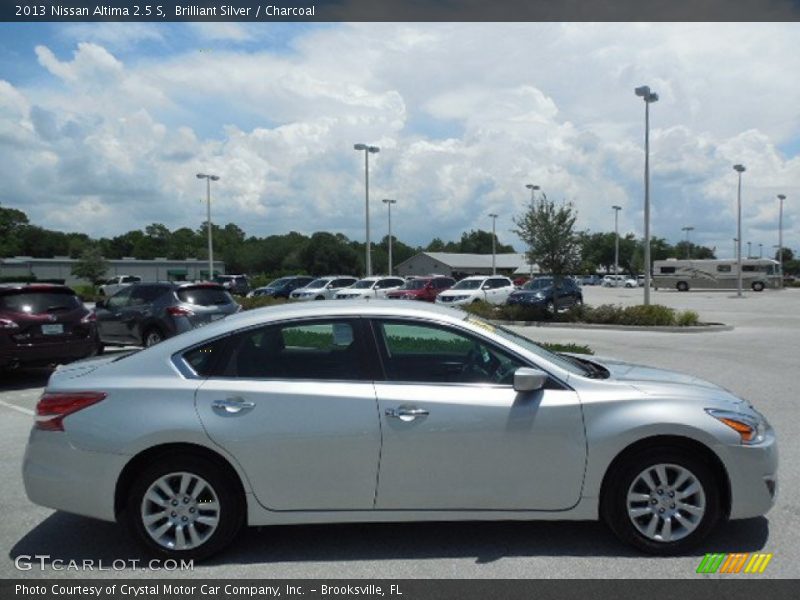 Brilliant Silver / Charcoal 2013 Nissan Altima 2.5 S