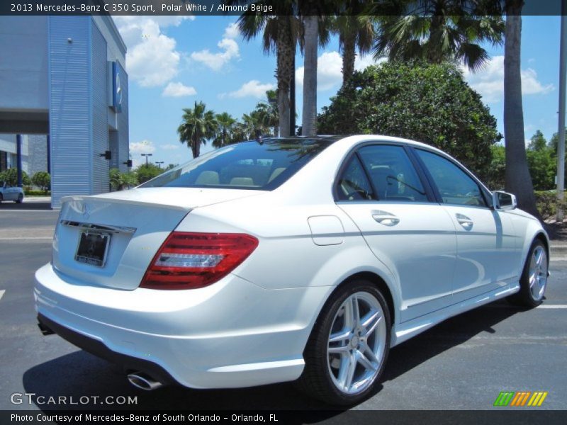 Polar White / Almond Beige 2013 Mercedes-Benz C 350 Sport