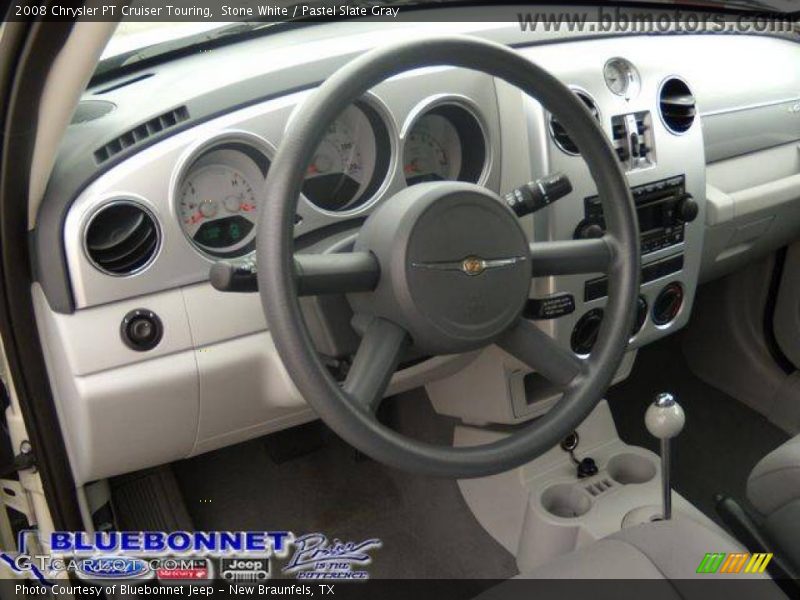 Stone White / Pastel Slate Gray 2008 Chrysler PT Cruiser Touring