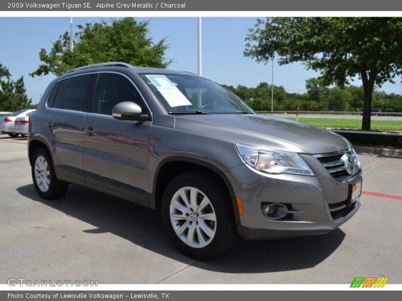 Alpine Grey Metallic / Charcoal 2009 Volkswagen Tiguan SE
