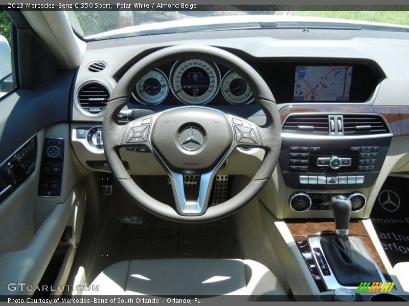 Polar White / Almond Beige 2013 Mercedes-Benz C 350 Sport