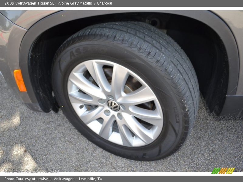 Alpine Grey Metallic / Charcoal 2009 Volkswagen Tiguan SE
