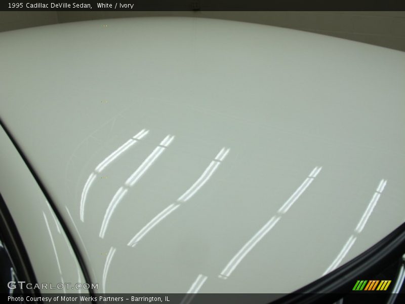 White / Ivory 1995 Cadillac DeVille Sedan