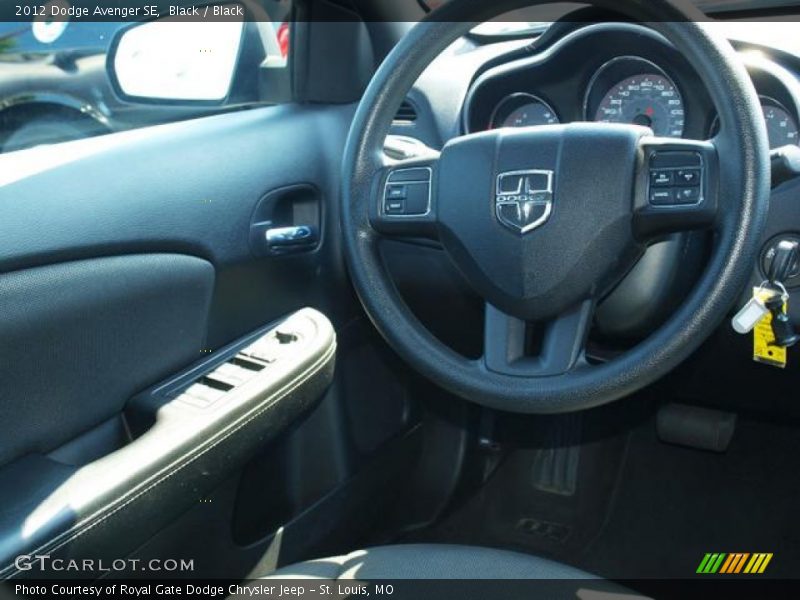 Black / Black 2012 Dodge Avenger SE