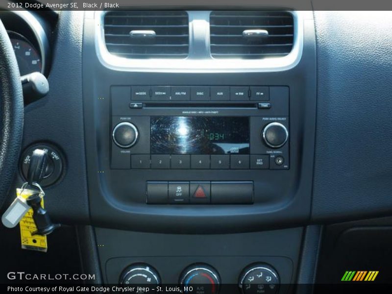 Black / Black 2012 Dodge Avenger SE
