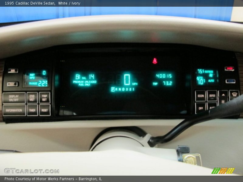 White / Ivory 1995 Cadillac DeVille Sedan