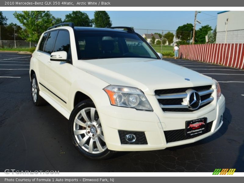 Arctic White / Black 2010 Mercedes-Benz GLK 350 4Matic