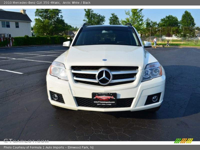 Arctic White / Black 2010 Mercedes-Benz GLK 350 4Matic